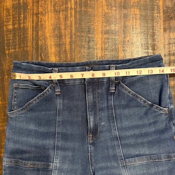 Express Skinny High Rise Ultra Hyper Stretch Jeans Women's M 6/8/10 Medium Wash - Picture 6 of 10